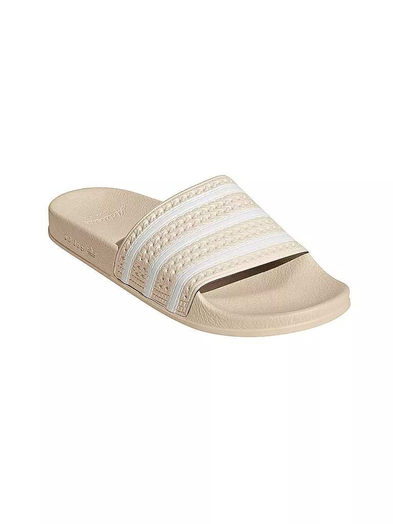 Adidas badeschuhe weiss gold on sale